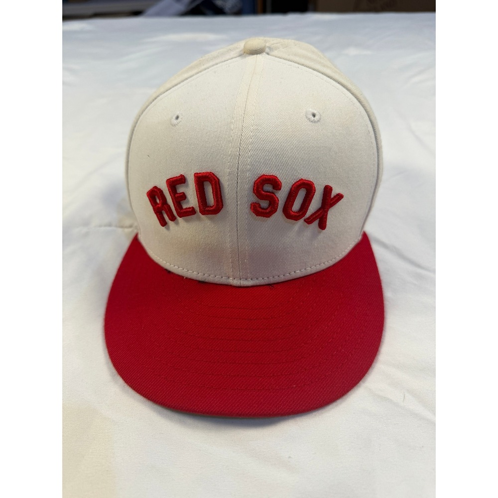 New Era Boston Red Sox 1918 World Series Fitted‎ Hat Cream Red 59FIFTY Cap